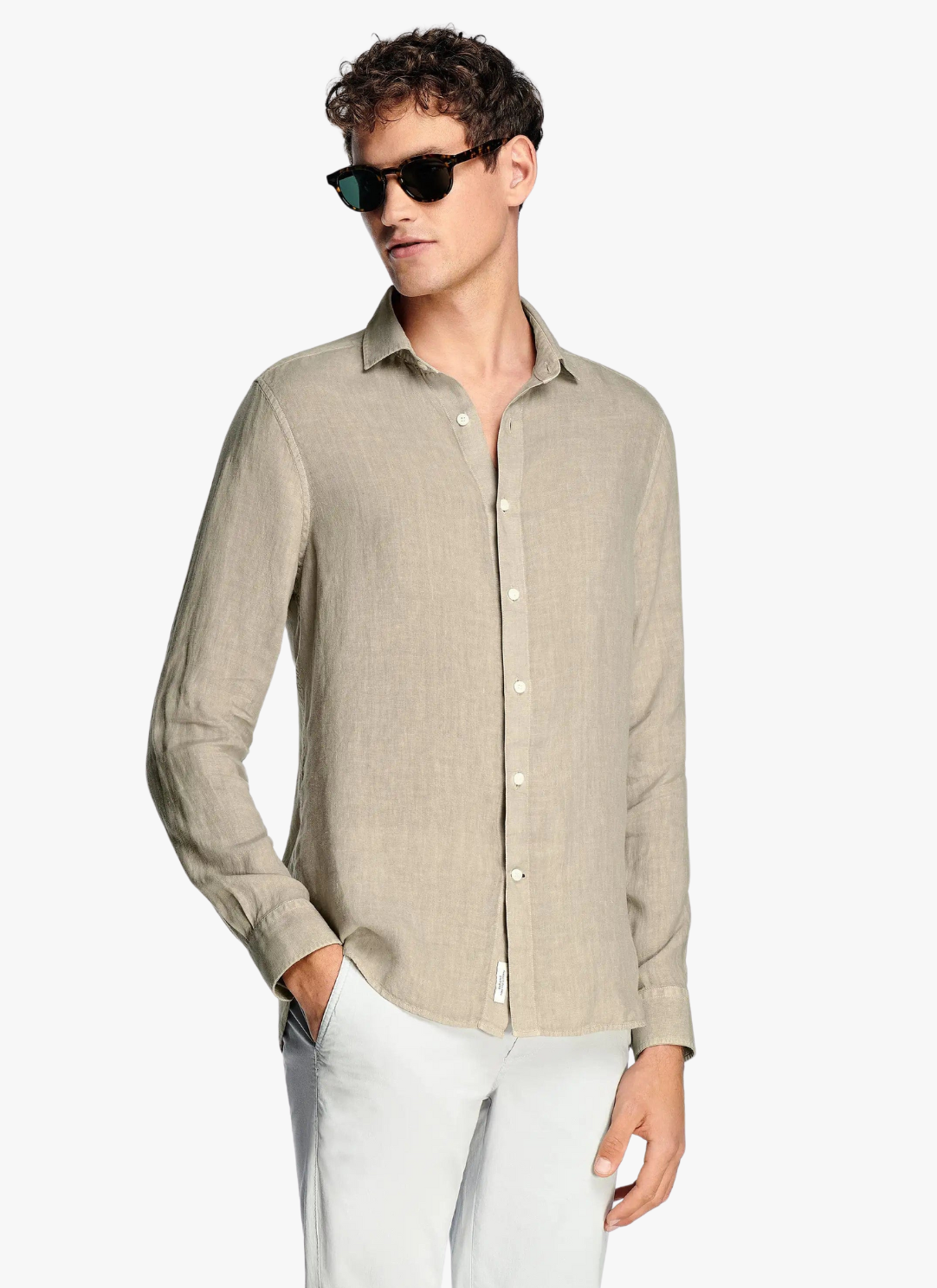 Nuciance - Beige linen shirt